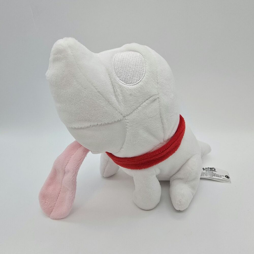 RARE Luigi’s Mansion Super Mario Bros Polterpup 9” Plush Ghost Dog Nintendo